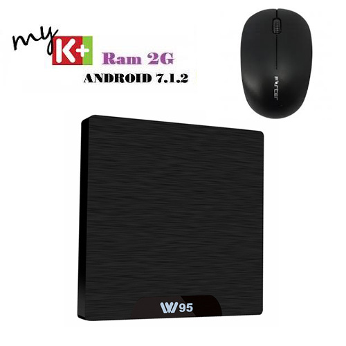 Android tv box W95- Android 7.1.2, Ram 2GB, Rom 16GB