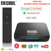 Android TV Box Mecool KM9 Pro Ram 4GB/32GB hỗ trợ tìm kiếm bằng giọng nói