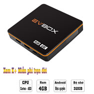 Android TV Box EVBOX Plus 6K Ram 4GB, Rom 32GB