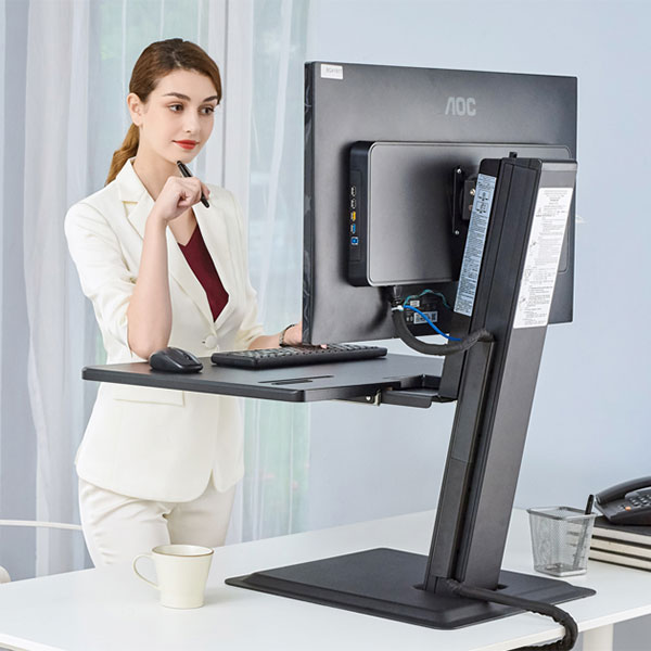 Bàn để máy tính điều chỉnh độ cao (Sit-Stand Workstations) NB S80 nhập khẩu