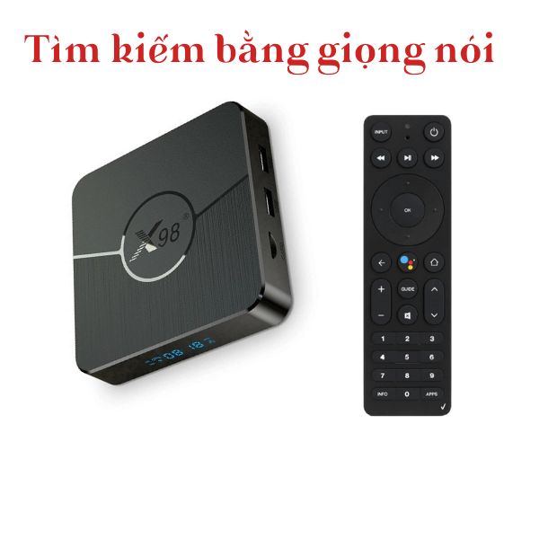 Android tivi box Enybox X98plus Ram 2GB Rom 16GB Android 11 Có Remoter Tìm Kiếm Bằng Giọng Nói