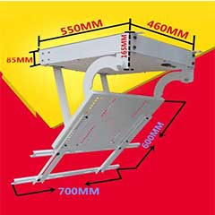  Khung treo âm  trần điều khiển từ xa (40-70) inch