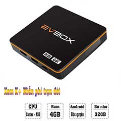   Android TV Box EVBOX Plus 6K Ram 4GB, Rom 32GB